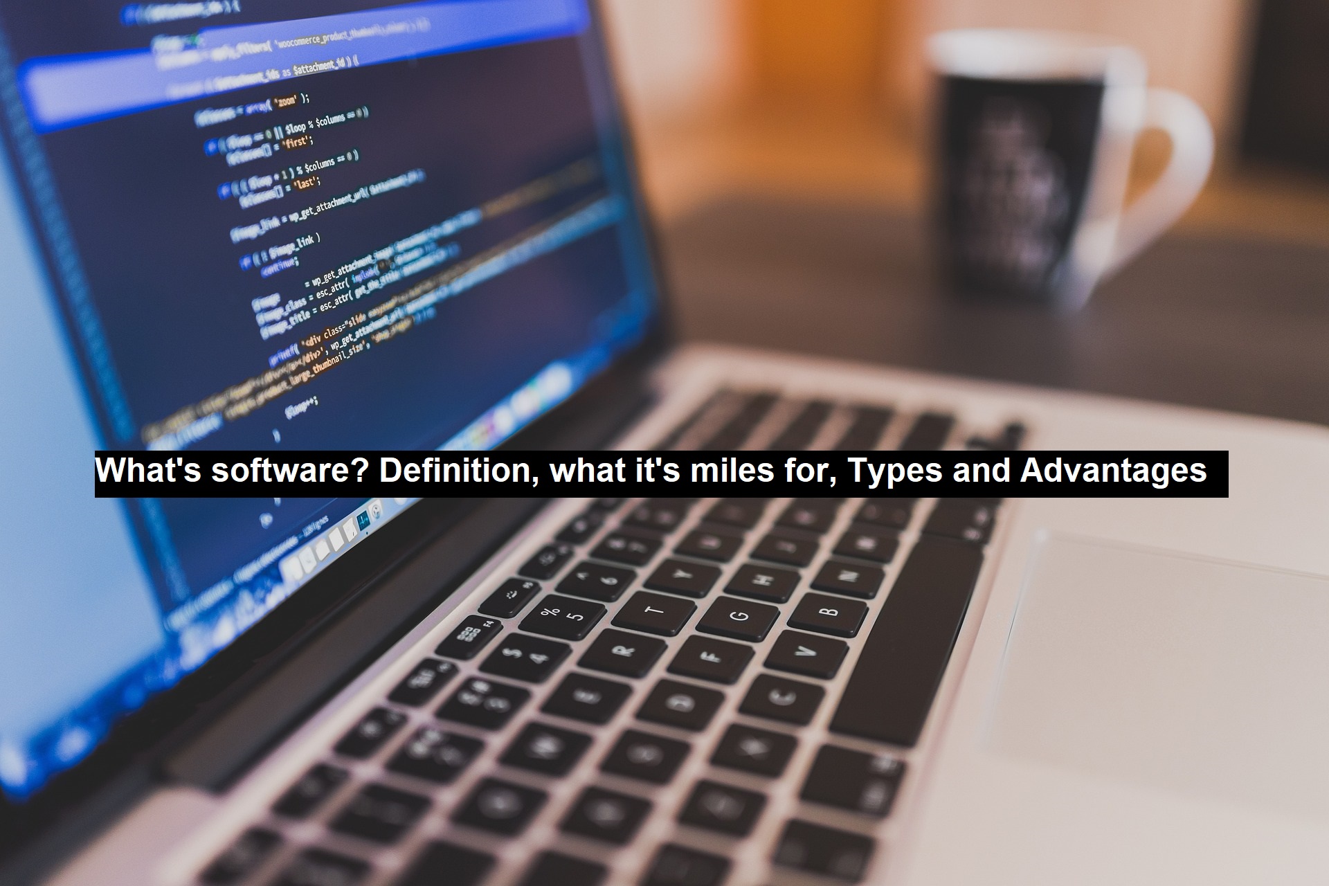 What’s Software? Definition, What It’s Miles for, Types and Advantages